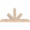 Ekena Millwork Saratoga Smooth Timber Gable Bracket, Douglas Fir, 60"W x 40"H x 3 1/2"D x 5 1/2"F, 16/12 Pitch GBW060X40X0406SAR00SDF - alternate 4